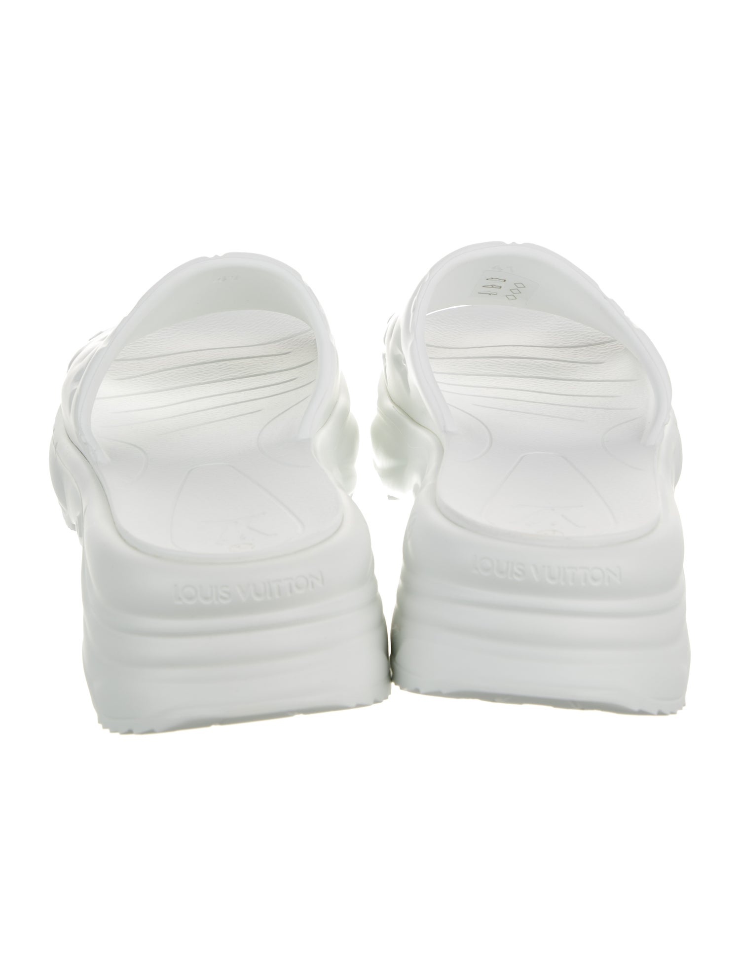 Louis Vuitton LV Monogram Rubber Slides